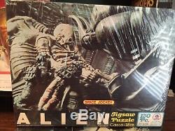 Lot Of 3 Vintage Sealed 1979 Alien Puzzles (Displays well with Kenner toy line.)
