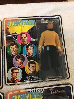 Lot Of 6 Vintage Mego Star Trek 8 Inch Figures Sealed On Card