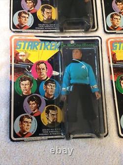 Lot Of 6 Vintage Mego Star Trek 8 Inch Figures Sealed On Card