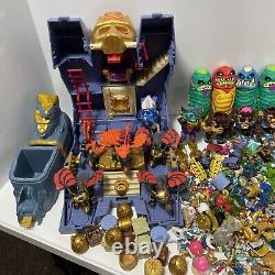 Lot of 100+ Treasure X Action Figures Aliens Monster parts Huge Lot Treasure x