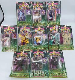 Lot of 11 vtg 1994 Mighty Morphin Power Rangers Evil Space Aliens Series I NEW