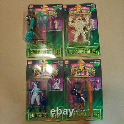 Lot of 16 Mighty Morphin Power Rangers Action Feature Evil Space Aliens 1994