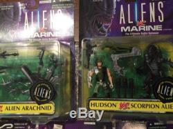 Lot of Kenner Figures Alien Vs Marine Hive Wars Predator Warrior Acid Alien more