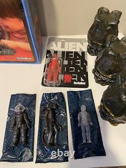 Lot of SDCC LE Super7 ReAction Alien Figures and Egg Chamber Playset