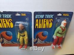 MEGO STAR TREK MUGATO and TALOS EXC With CARDS 3rd SERIES ALIEN 1976 L@@k
