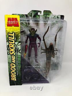 Marvel Select Alien Legends Brood & Skrull Action Figures 2-Pack