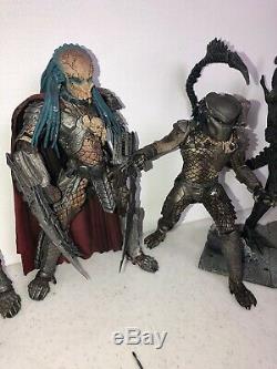 McFarlane Toys Alien Vs. Predator Action Figures With Accessories Lot