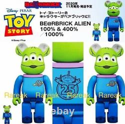 Medicom 2020 Be@rbrick Disney Toy Story 3 eyed Alien 1000% Bearbrick