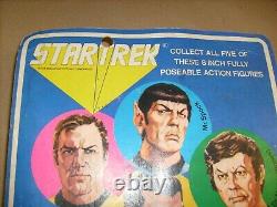 Mego 1974 Vintage Star Trek Dr. McCoy (Bones) figure 5 FACE CARD RARE SEALED