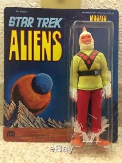 Mego Unpunched Star Trek Aliens Romulan, Mugato, Andorian, Talos & Keeper