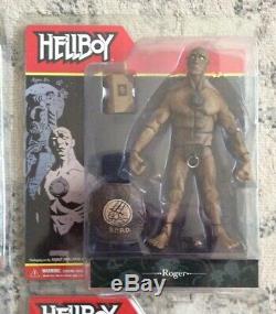 Mezco Hellboy Action Figure Set Of (4) Hellboy, Roger. Johann, Alien Mip Mike Migno