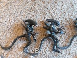 Microman AVP Used Lot 3 Aliens 3 Predator 1 Queen + Accessories