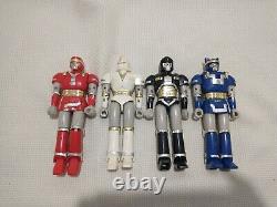 Mighty Morphin Power Alien Rangers Battle Borg Lot Of 4 Ninja Sentai 1995 Bandai