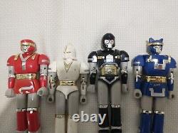 Mighty Morphin Power Alien Rangers Battle Borg Lot Of 4 Ninja Sentai 1995 Bandai