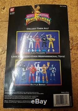 Mighty Morphin Power Rangers 5 Alien Ranger lot black red blue white yellow