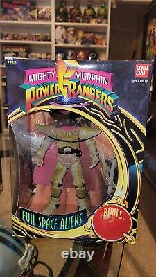 Mighty morphin power ranger evil space aliens with factory shipping box