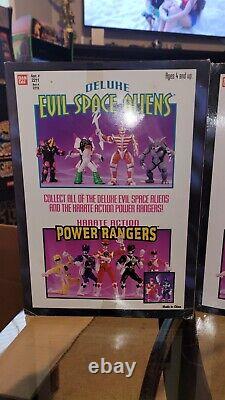 Mighty morphin power ranger evil space aliens with factory shipping box