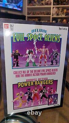 Mighty morphin power ranger evil space aliens with factory shipping box