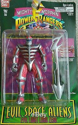 Mighty morphin power rangers Evil Space Aliens 6 action figure
