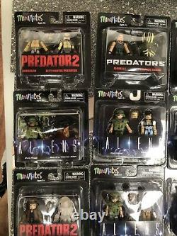 Minimates Predator Aliens Lot