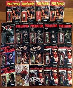 Mixed Lot Of 19 Reaction Figures Pulp Fiction Predator Terminator Alien Unopened