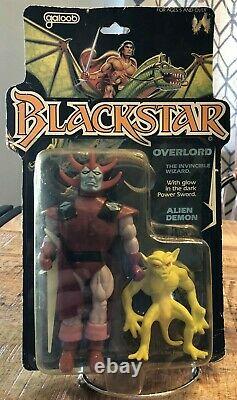 Moc 1983 Overlord Blackstar Galoob First Release Alien Demon Series 1