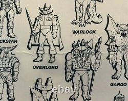 Moc 1983 Overlord Blackstar Galoob First Release Alien Demon Series 1