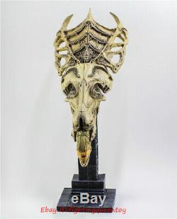 Moonshadow Studio 110 Alien Queen Skull Statue With AVP Display Stand INSTOCK