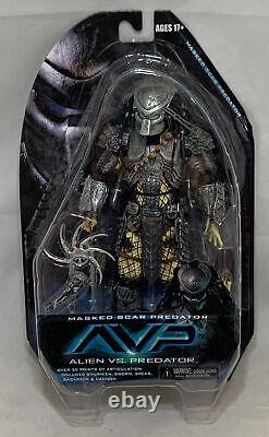 NECA ALIEN vs PREDATOR AVP Series 15 MASKED SCAR horror movie 7 action figure