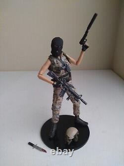 NECA ALIENS Lt. Ellen Ripley CUSTOM MILITARY TACTICAL MARINE Used U. S Seller