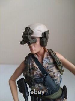 NECA ALIENS Lt. Ellen Ripley CUSTOM MILITARY TACTICAL MARINE Used U. S Seller