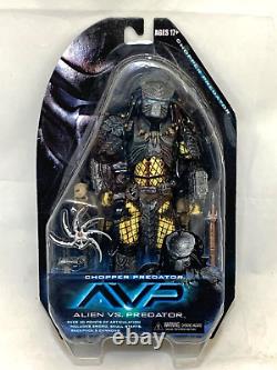 NECA AVP Set ALIEN PREDATOR Series 14 UNMASKED SCAR CELTIC CHOPPER Action Figure