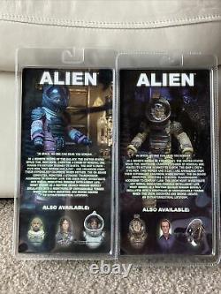 NECA Alien 35th Anniversary Kane and Dallas Compression Suit Action Figure Lot