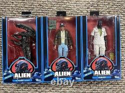 NECA Alien 40th Anniversary Wave 2 Brett Parker Bloody Alien Complete Set NEW