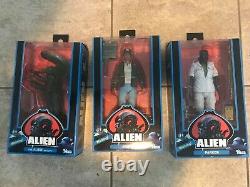 NECA Alien 40th Anniversary Wave 2 Brett Parker Bloody Alien Complete Set NEW