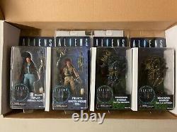 NECA Alien Aliens Figures Ripley Vasquez Battle Damaged Xenomorph 3D Space Base