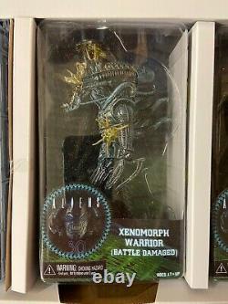 NECA Alien Aliens Figures Ripley Vasquez Battle Damaged Xenomorph 3D Space Base