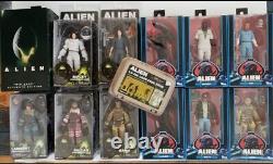 NECA Alien Collection Ripley Ash Dallas Lambert Parker Brett Kane Xeno Figures