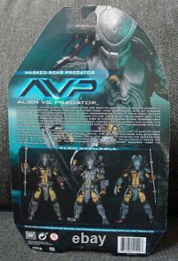 NECA Alien vs Predator AVP Masked Scar Predator Action Figure NEW