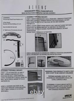 NECA Aliens 36 Foam Prop Replica Alien Skull Xenomorph 2017