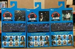 NECA Aliens Alien 40th Anniversary Xenomorph Brett Parker 7 Action Figures Set