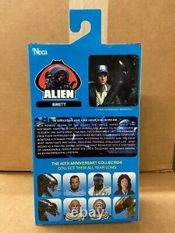 NECA Aliens Alien 40th Anniversary Xenomorph Brett Parker 7 Action Figures Set