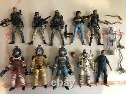 NECA Aliens Lot of 17 Alien Queen, Hicks, Hudson, Ripley, Vasquez, Dallas