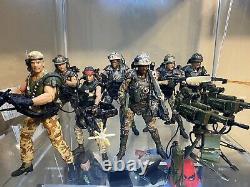 NECA Aliens Lot of 7 Colonial Marines And Custom Apone W Accessories Pack