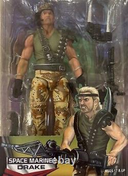 NECA Aliens Space Marine Alien Day (kenner Tribute) Vasquez Ripley Drake Apone