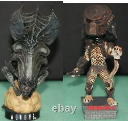 NECA PREDATOR 2 & ALIENS Queen Extreme Head Knockers Bobble Head Figures 2004/5