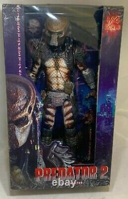 NECA PREDATOR 2 MASKED CITY HUNTER Alien 18 1/4 Scale action figure DAMAGED