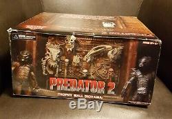 NECA Predator 2 TROPHY WALL with ALIEN SKULL Additional 10 skulls! Free Shipping