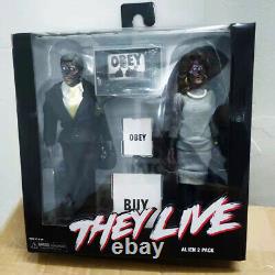 NECA They Live Alien 2 Pack 8 Clothed Action Figure Official In Stock Rare