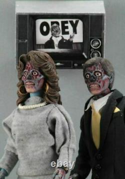 NECA They Live Alien 2 Pack 8 Clothed Action Figures Official